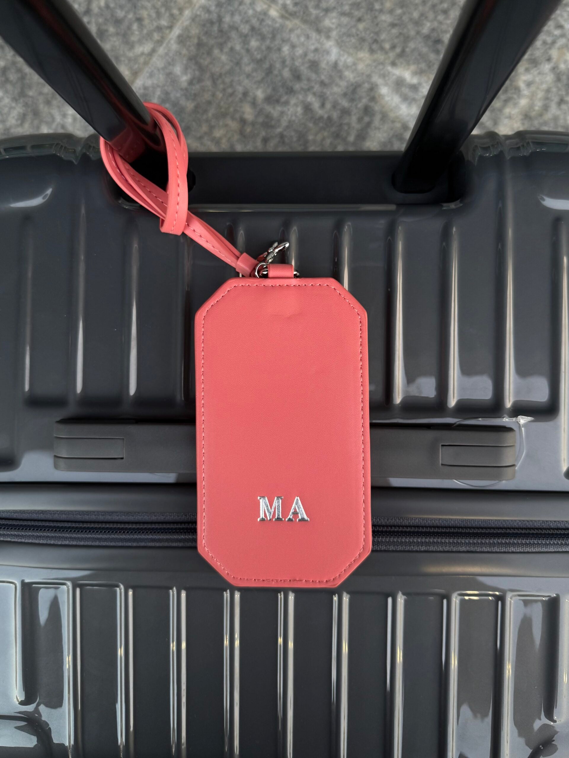 Kuwait Pink Leather Tag