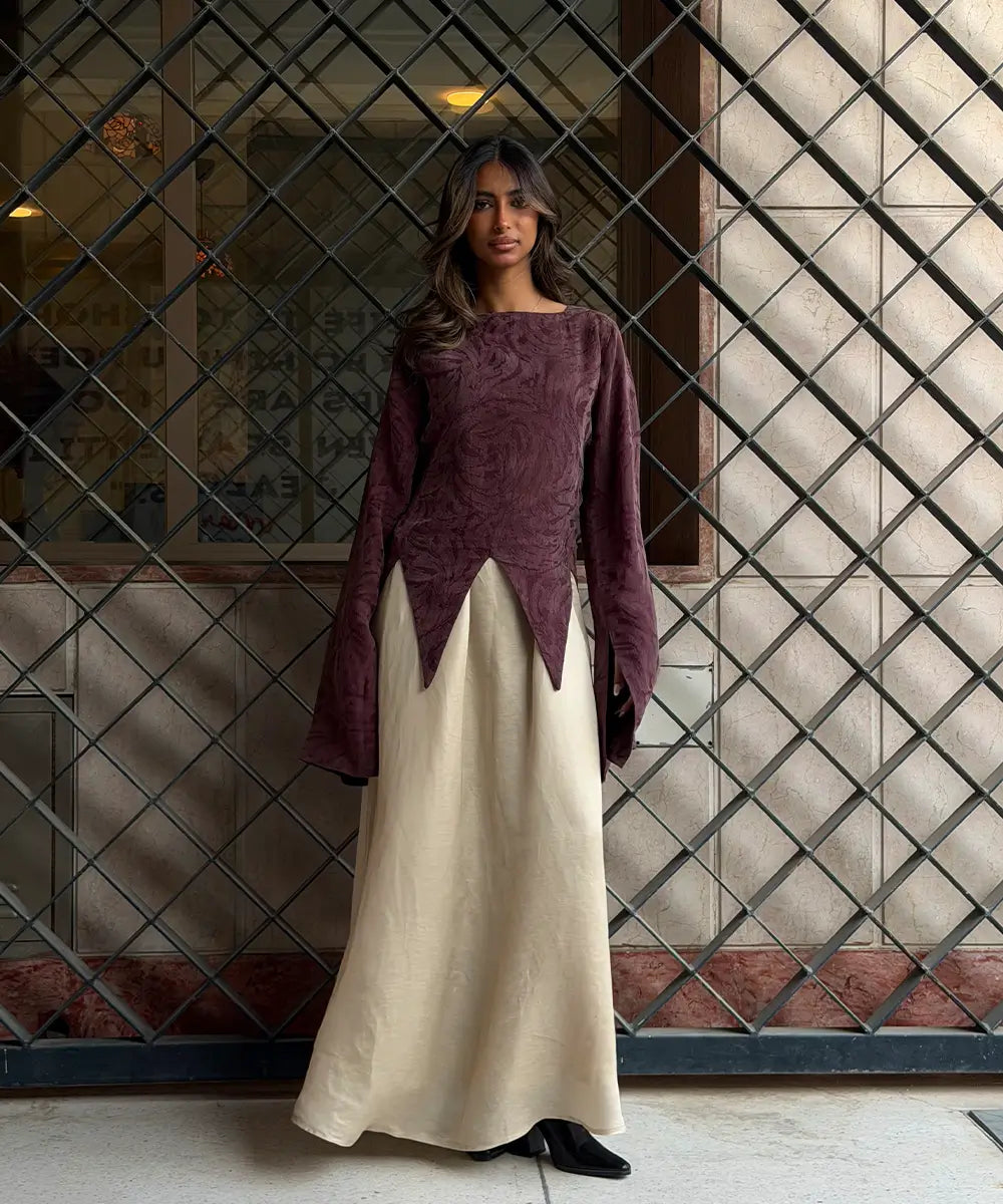 Jacquard Tie-Back Dara