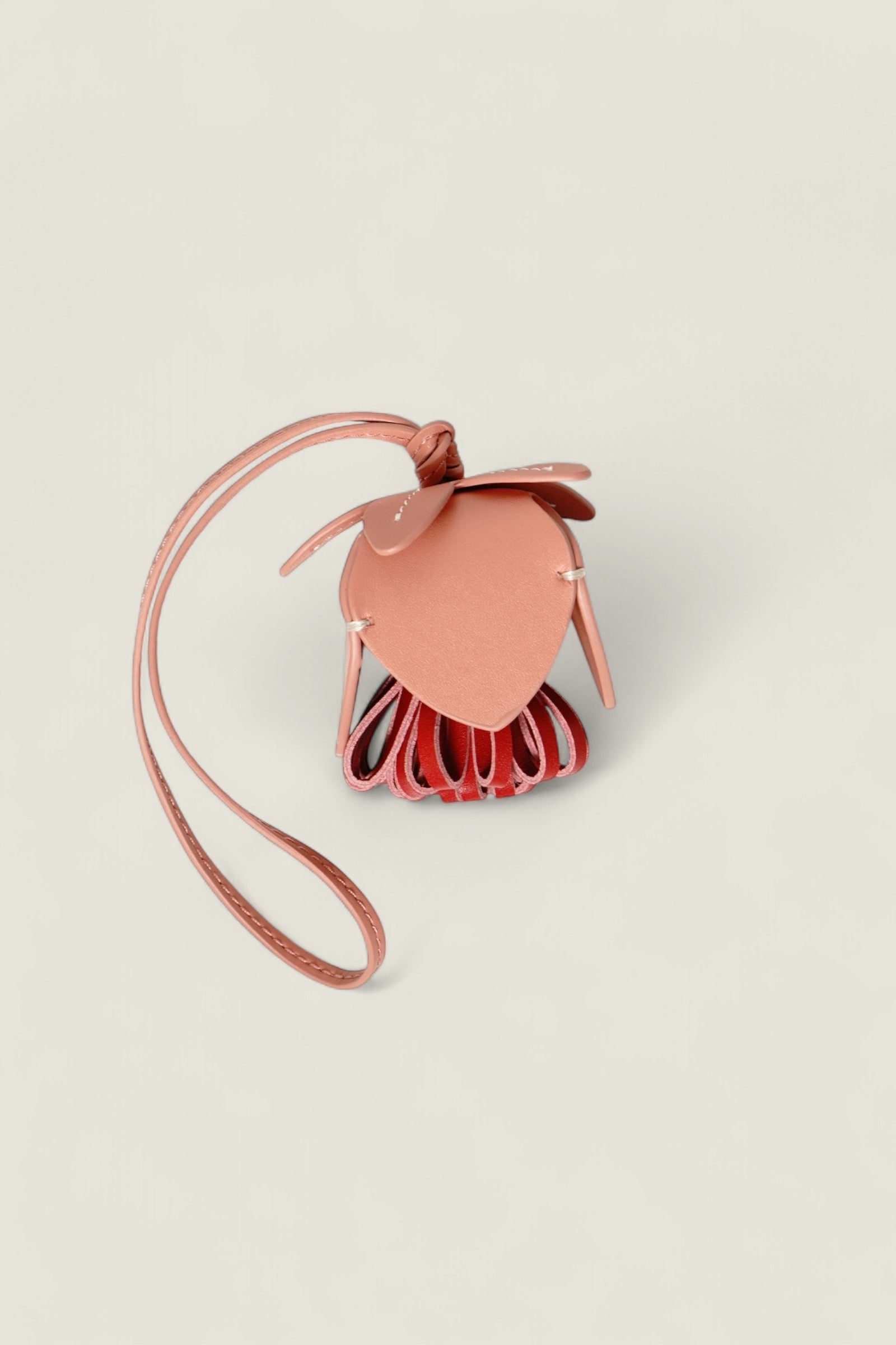 Nude Flower Leather Charm