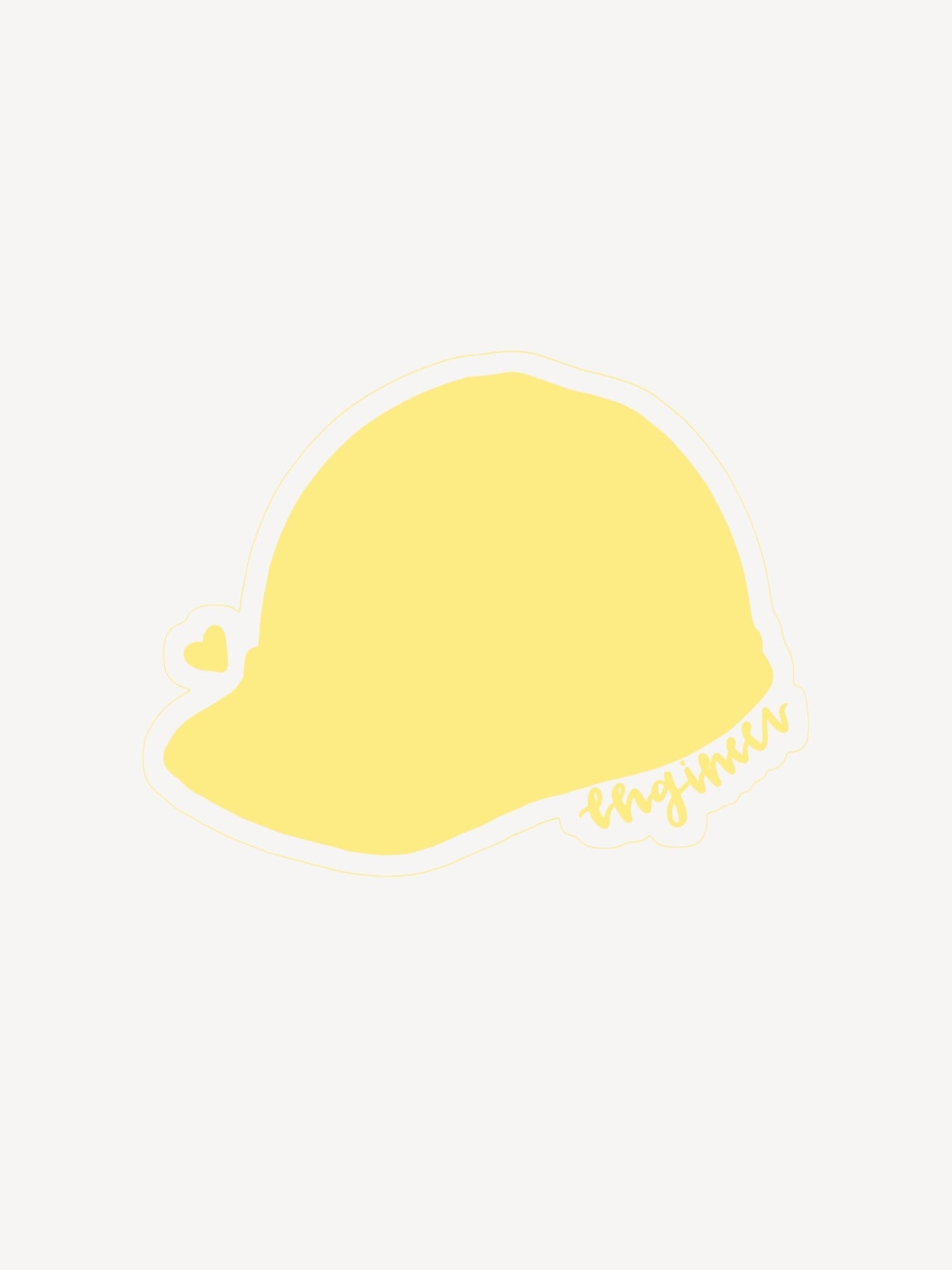 Engineer Cap -  Yellow