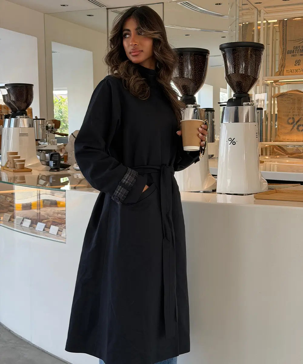 Trench Coat Dark Blue